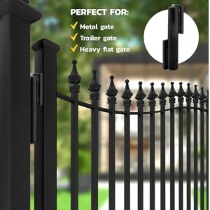 Heavy Duty Steel Weld-on Bullet Hinges With grease fitting