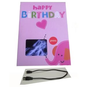 Buy cheap 1.8 inch high resolution TFT screen LCD Greeting Card with 128M memory storage from wholesalers
