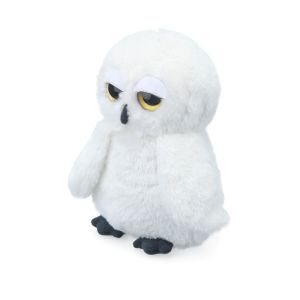 OEM PP Cotton Filled 20cm Simulation Snowy Owl Plush Toy