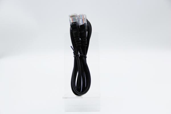 Gold Plated Ethernet Patch Cable 3m Length Cat5 24 AWG RJ45 Unshielded 100 Mbps