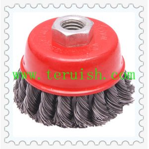 Wholesale Twist Knotted Screw &amp; Bowl Wire Wheel Brushes TRT08 from china suppliers
