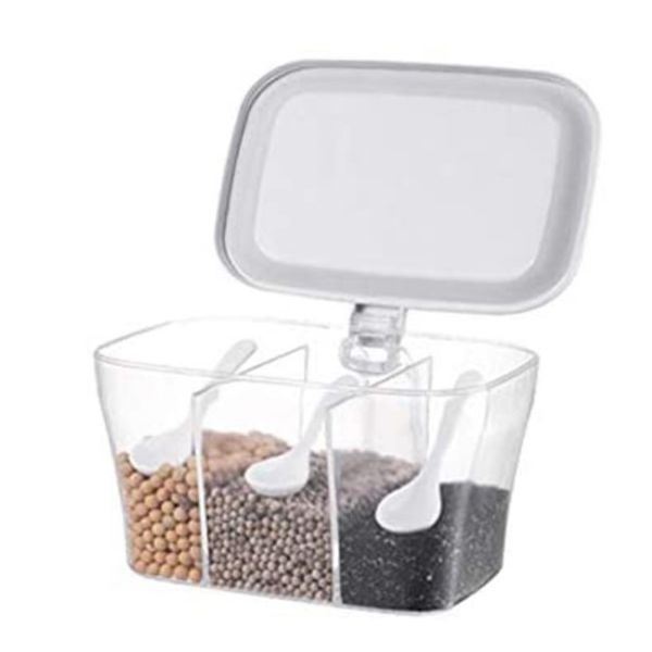 Quality Customized Kitchen Spice Storage Containers Acrylic Seasoning Box for sale