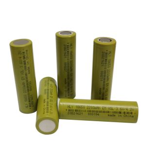 China HLY Rechargeable Cylindrical 2200mah 18650 Battery For Electric Bikes on sale