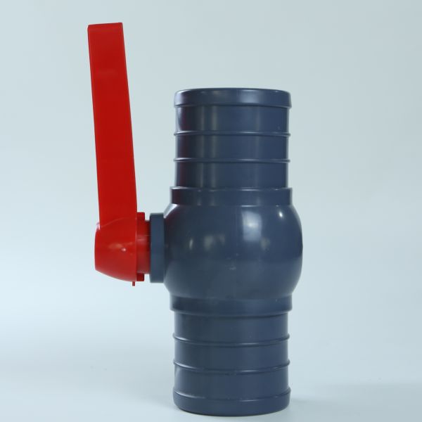 Water Saving Irrigation 3 Way Plastic Ball Valve Customizable PVC Three Way