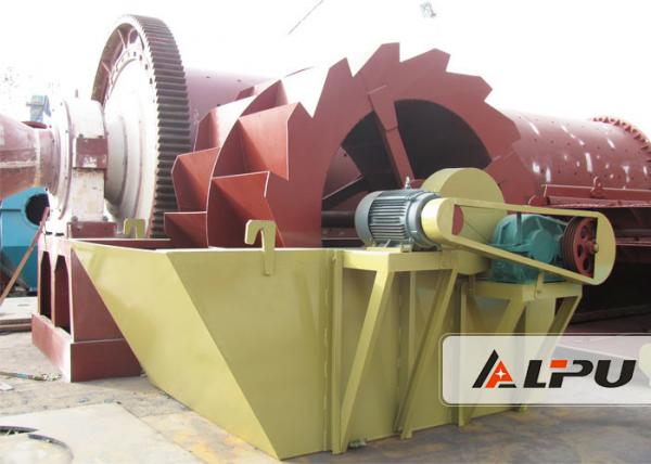 Quality Professional Spiral Sand Washer / River Sand Plant Equipment With 10mm Max Input for sale