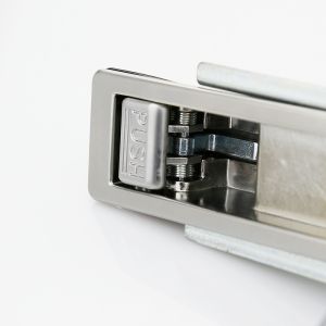 Easy Use Electrical Panel Lock , Button Swing Latch Lock Color Matt Zinc Alloy