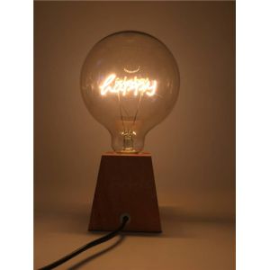 LVD Glass Letter Spiral G125 Decorative Filament Bulb