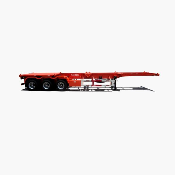 Quality BPW Axle 12t Heavy Duty Container Transit 40ft Skeleton for sale