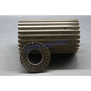 Rust - Proof Cigarette Rods Transferring Drum After Blackening Assembled In