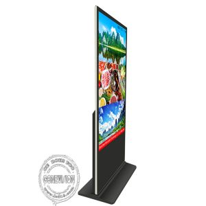 65" 75" 85" Indoor Floor Standing Android 11 OS 4K Mall Advertising Kiosk