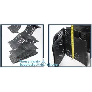 Plastic Hdpe Cellular Textured Gravel Stabilizer Typar Geocell Recycled Plastic