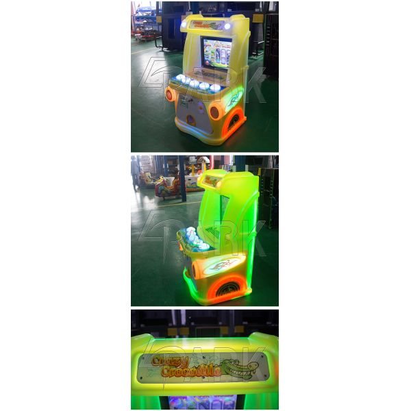 Amusement park pat products coin operated games EPARK factory price kids hit crocodile game Machine