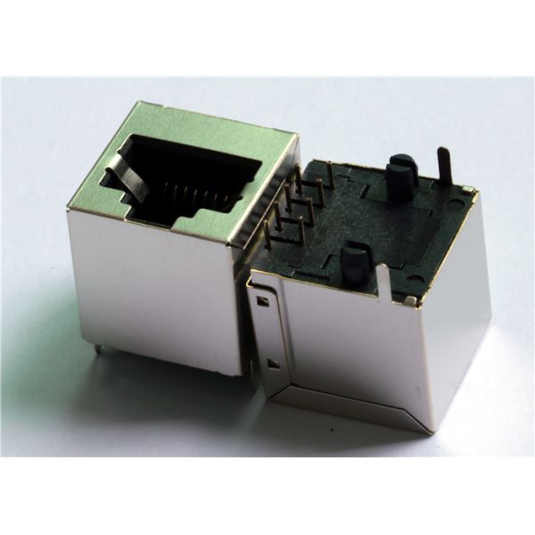 Quality 85508-5001 Vertical RJ45 Jack 8P8C Shielded Modular Connector Top Entry for sale