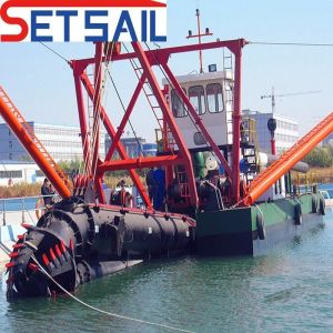 26inch Suction River Sand Dredger with Hydraulic Cutter Head Total Depth 2.7m