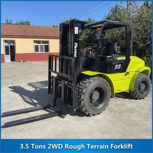FD35-S 3.5 Tons 2WD Rough Terrain Forklift 3500KG