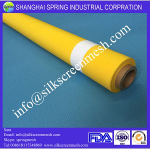 screenprinting mesh 90T white/yellow 100% monofilament polyester mesh