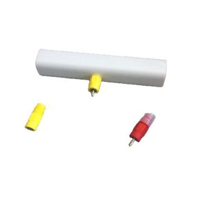 Yellow Automatic Poultry Nipple Drinker Chicken Drip Waterer