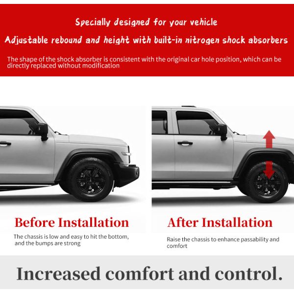 4x4 Lift Shock Absorber STR Front And Rear Shock Absorbers