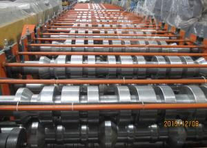 China High Precision Customized Two Shaped Profiles Panel Double Layers Roll Forming Machine Use Delta PLC Automated Control on sale