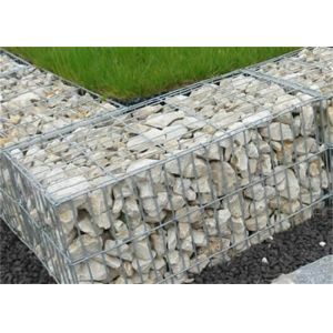 Assembled 2*1*1m Pvc Coated Galfan Gabion Baskets