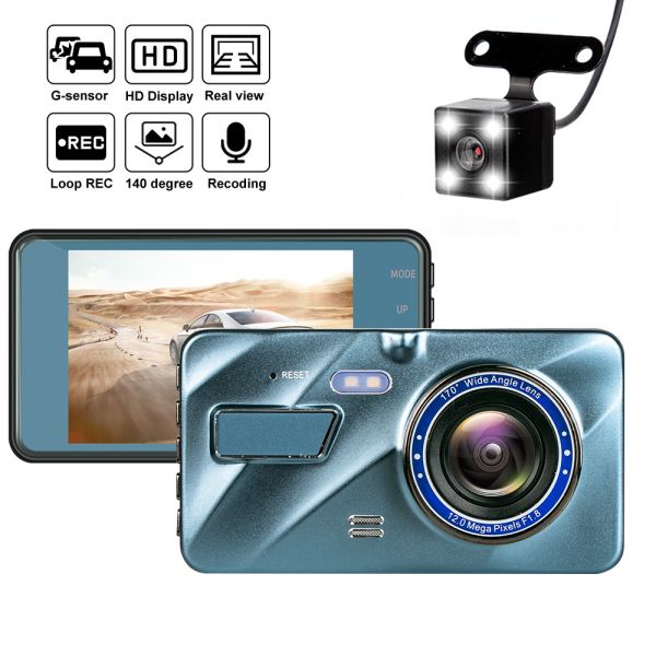Quality 24 Hour Front Rear WDR Blackbox DVR Dash Cam Automatically for sale