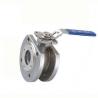 1PC WAFER FLANGDE BALL VALVE WITH MOUNTING PAD ss304,ss316 for sale