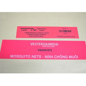 Professional Strong Adhesive Tamper Proof Warranty Labels With Double Coated