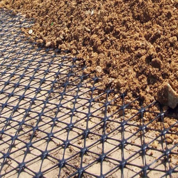 Geomalla Triaxial Polypropylene Geogrid Mesh For Civil Engineering Project TX150