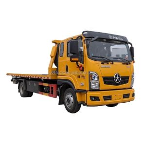 Wholesale Model 2022 Manual Transmission Diesel Cab Rollback Flatbed Winch Tow Truck Made in PRC from china suppliers