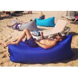 Polyester Lounge Inflatable Sleeping Bag Single Person Inflatable Lazy Beach