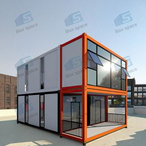 Boxspace Office Grid Container Homes 40ft Luxury House Prefab Modular House With