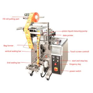 Wholesale Fully automatic liquid stick ice lolly bag honey ice pop packing machine low price from china suppliers