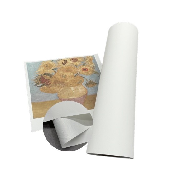 Factory Price Inkjet Polyester Canvas Roll 280gsm Matte Canvas For Inkjet