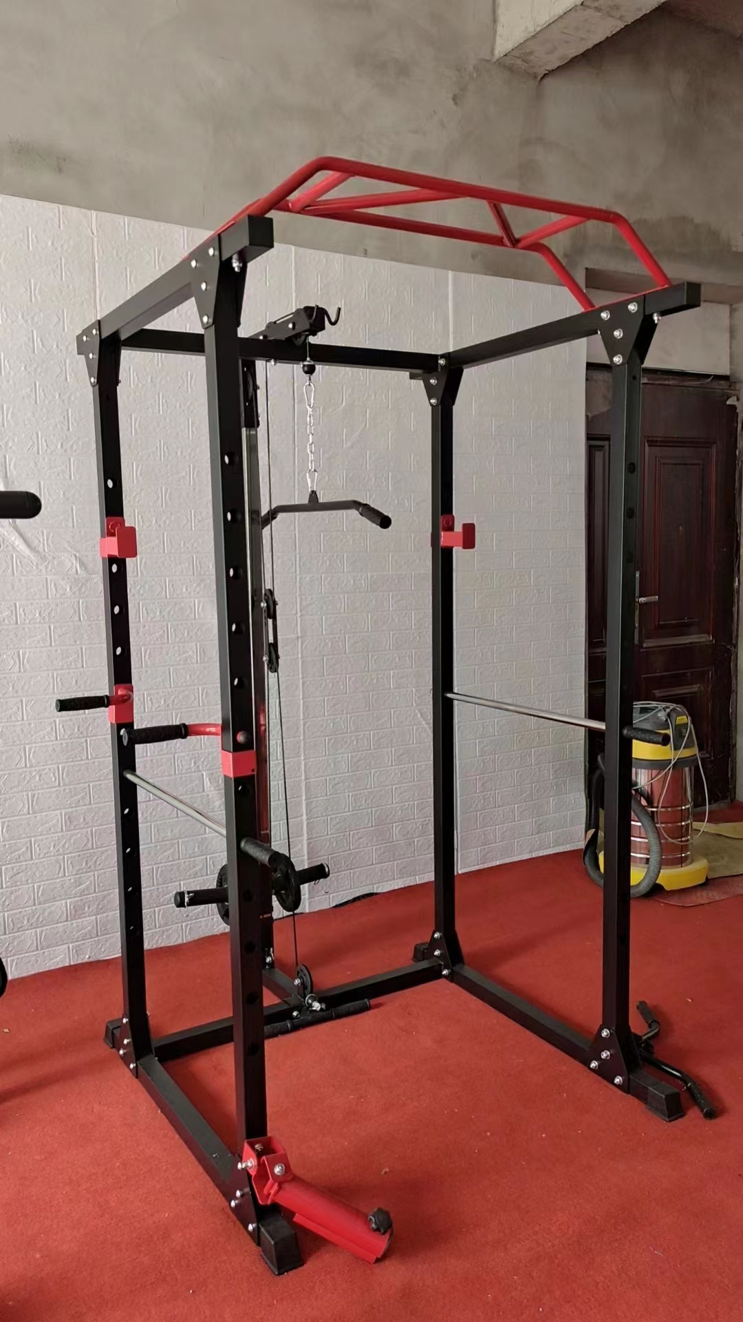 Thick Steel Pipe Smith Machine Squat Rack Training Handle