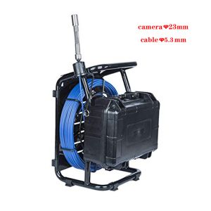 7 Inch LCD 480TVL 40m Industrial Inspection Camera With Push Rod Reel