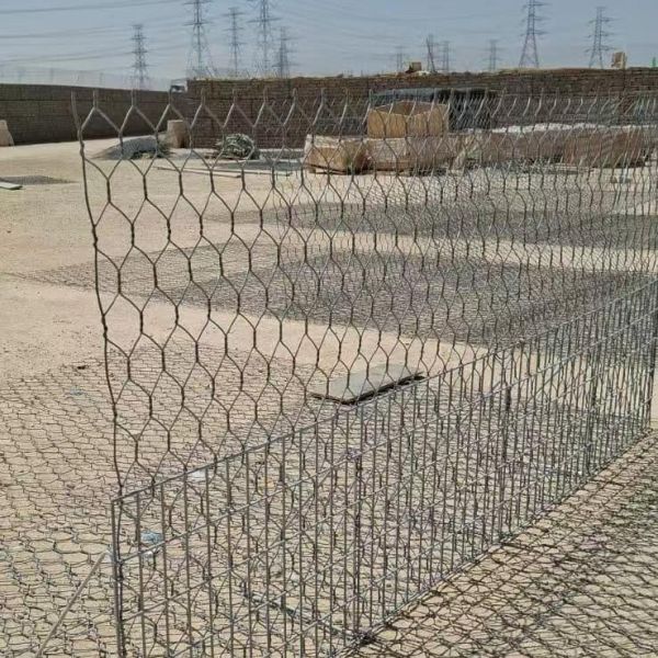 7 Days Delivery Galvanized PVC Coated Stackable Gabion Mesh Wall for Flood