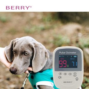 Veterinary Spo2 Monitor With Internal Memory And Bluetooth Data Transfer