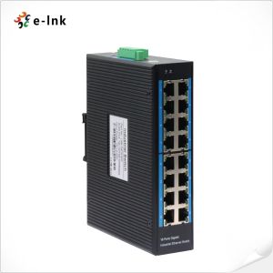 Wholesale Unmanaged Industrial Network Switch 16x10/100/1000M Ports -40°C to 85°C Plug &amp; Play from china suppliers