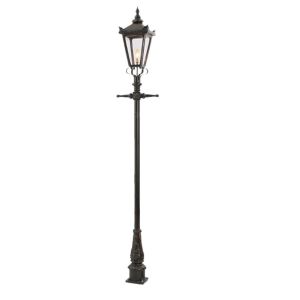 Garden Cast Iron Outdoor Lights Customized Color With ISO9001 Certificate