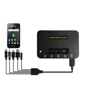 Family 8W 11V Solar Power Lighting System , PV Solar Panel Led Light Kit