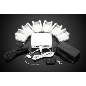 COMER cell phone display brackets security alarm control system with charging