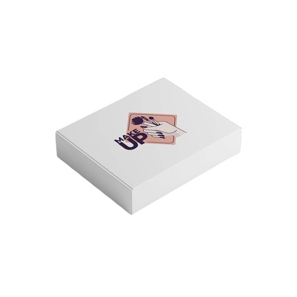 Material Structure Retail Stand Box for Reusable White Cardboard Cosmetic Packaging