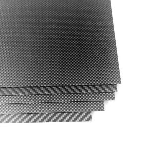 200x300x1mm 3K Twill Matte Carbon Fiber Sheets Durable Lightweight Material
