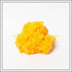 Recycled PSF Polyester Yarn Raw Material 76mm Good Crimp Shaping