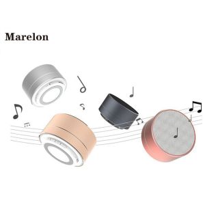 Home Theatre Mini Portable Audio Player Round Bluetooth Speaker Pink Color