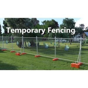 2100mm X 2400mm Temporary Security Fencing Customized Color Easily Installed