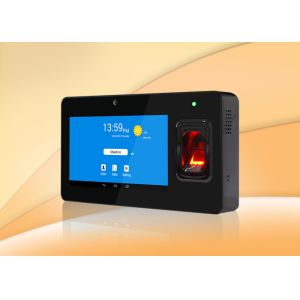 Buy cheap 7inch Touch Display Android Biometric Attendance System Support Send SMS To from wholesalers