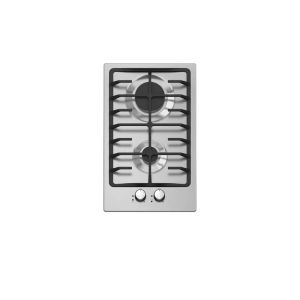 Two Burner Built In Gas Hob With Automatic Ignition Enamel Pan Supports
