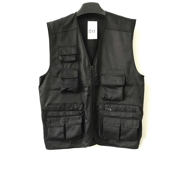 vest, mens vest in T/C 65/35 fabric, fishing vest, casual vest