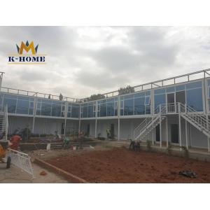 Easy Installation Modular Office Building With Glass Wall